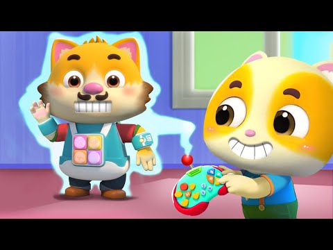 Daddy Controller + More | Meowmi Family | Funny Kids Cartoons | BabyBus TV