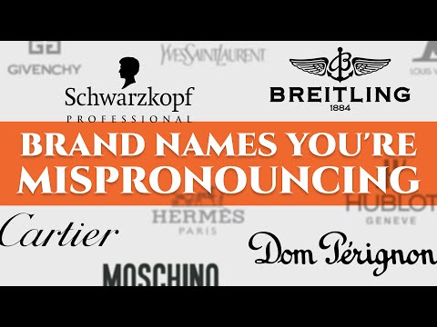 52 Luxury Car, Watch & Fashion Brand Names You're Mispronouncing - German, French, Italian...