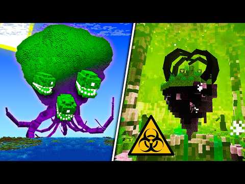 What Happen If You Infect Mega Wither Storm With Sculk, Moss Overgrowth And Flesh That Hates!