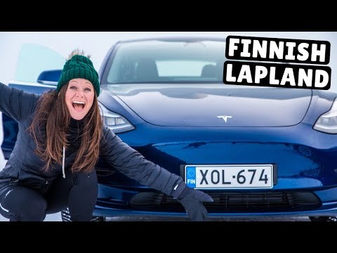 FIRST DAY IN FINLAND (drifting Teslas)
