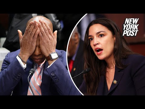 AOC grills Mayor Adams about his corruption case during hearing with sanctuary city mayors