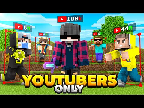 I HACKED into 'YOUTUBERS ONLY' Minecraft Server!