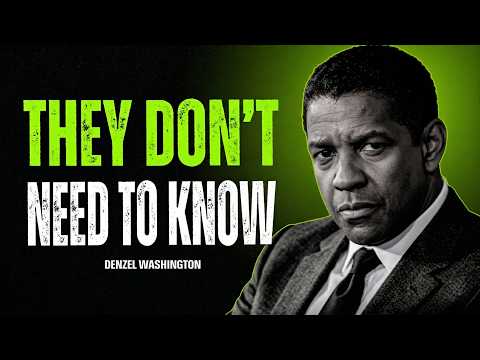 How to Move in Silence and Build Success in 2026 | Denzel Washington Motivation