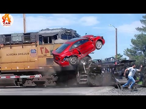 Most Unbelievable Train Moments Caught on Camera - Best of Month #214