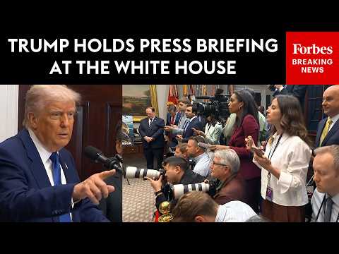 BREAKING NEWS: Trump Takes Reporters' Questions At Press Briefing After U.S.-China Deal Announced
