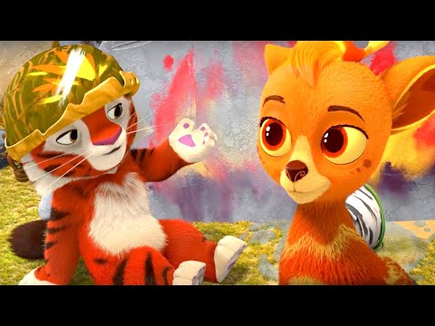ЛЕО и ТИГ спасают лес от пожара - Сборник мультфильмов
