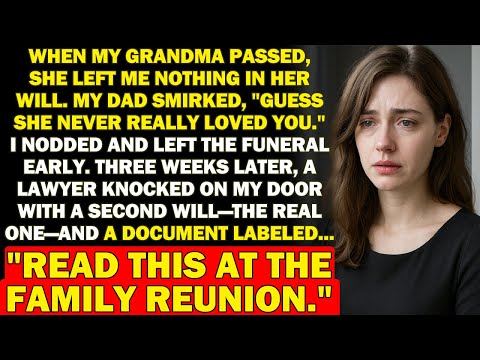 "Guess Grandma Never Loved You," My Dad Smirked At Her Funeral. Her Secret Will Made Him Homeless.