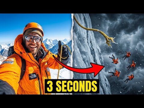 The Fixed Rope Snapped At 8,100 Meters β 5 Climbers Fell In 3 Seconds