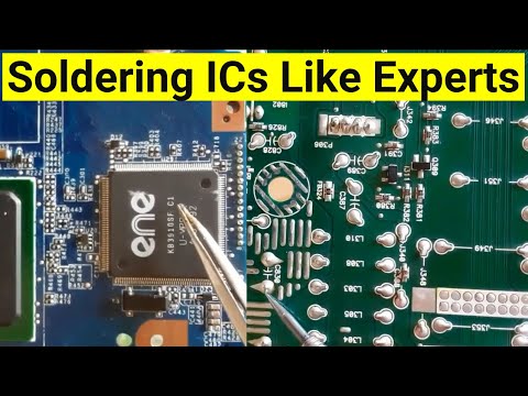 Learn to solder & desolder ICs like an expert - electronic components & Integrated Circuit soldering