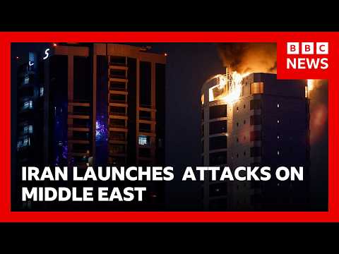 Iran launches attacks across Middle East in response to US and Israel strikes | BBC News