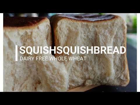 Whole wheat dairy free honey #squishsquishbread 2.0