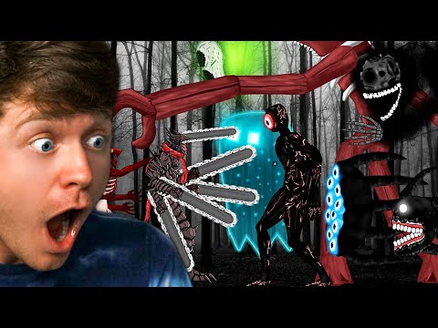 CHAINSAW MAN vs ROBLOX DOORS MONSTERS! (Reaction)