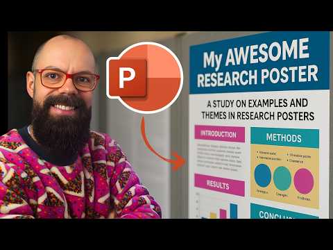 How to Make an Academic Poster in PowerPoint (No Graphic Design Skills Needed)