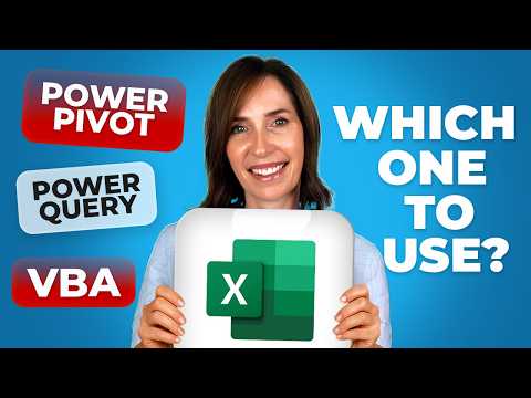 Still Guessing Between Power Query, Power Pivot, and VBA? (Watch This)