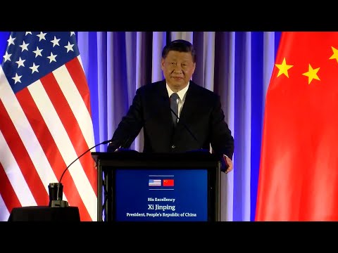 Chinese President Xi Jinping Speaks at APEC 2023 in San Francisco