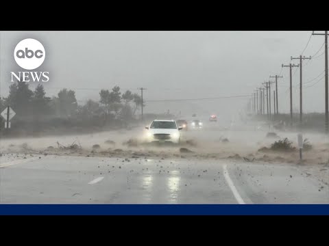 Deadly floods hit West as heavy snow moves East