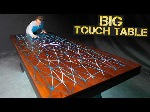 We set a record. The biggest touch table in the history of our workshop.