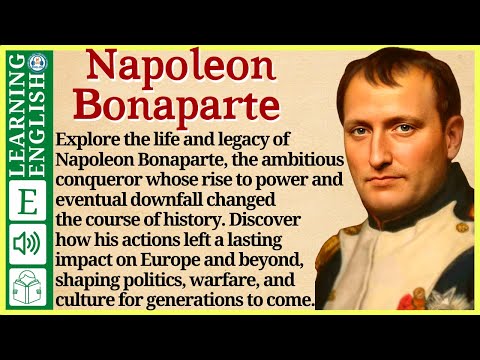 Learn English through Story ⭐ Level 3 –   Napoleon Bonaparte – Graded Reader | WooEnglish