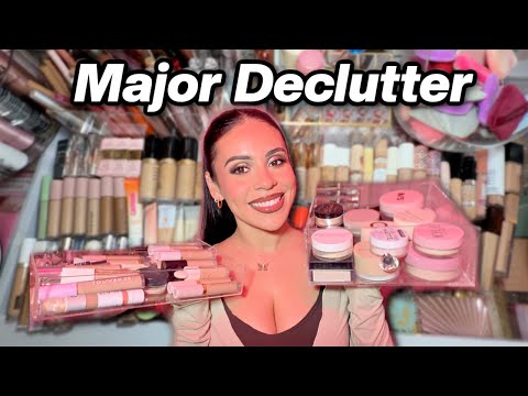 Letting Go of SO MUCH Makeupβ¦π©ποΈ Extreme Makeup Clean-Out β¨
