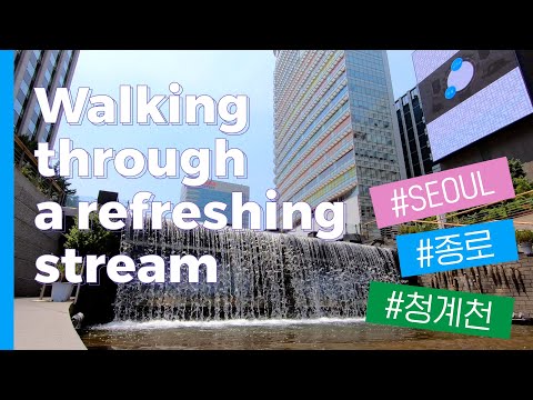 Let's take a walk! - 청계천 (Cheonggyecheon Stream)