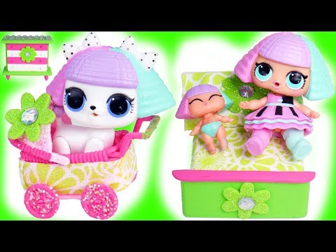 Pranksta Custom Bedroom with Barbie Soda Slime Surprises - #Hairgoals Series 5 LOL Dolls