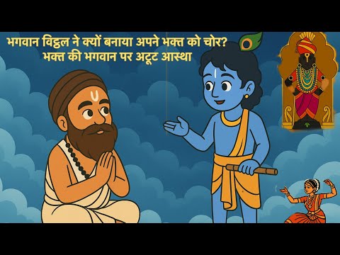 भगवान विट्ठल ने क्यों बनाया अपने भक्त को चोर? | भक्त की भगवान पर अटूट आस्था |Soulful eyes​