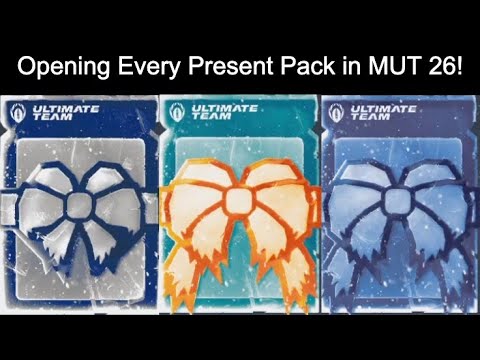 Opening Every Single Present Pack In Madden 26 Ultimate Team!
