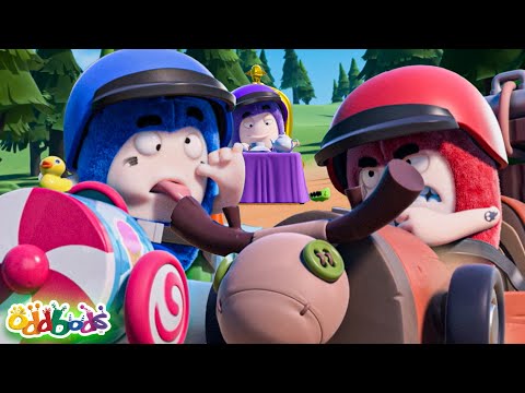 Go Kart Wars | ODDBODS | Moonbug Kids - Art for Kids 🖌️