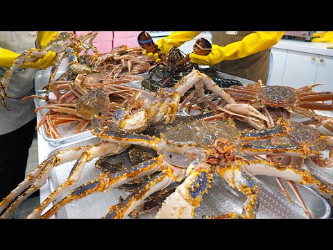 Selling all 8,000kg per month!! Various of Giant king crab, lobster Takeout Restaurant / street food