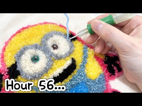 Noob to PRO in 100 hours of needle tufting