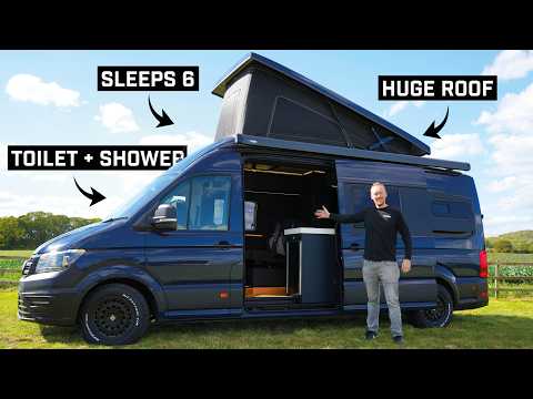 Ultimate VW Crafter Campervan Van Tour | 6 Berth + Off-Grid Ready