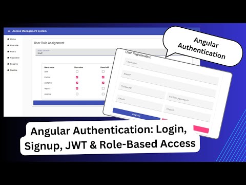 Angular Authentication: Login, Register, Role-Based Auth & JWT Token Tutorial with .NET Core API
