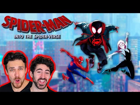 First time watching *SPIDERMAN INTO THE SPIDERVERSE* it’s SO GOOD
