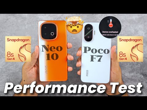 POCO F7 vs iQOO Neo 10 Speed & Performance Test- Device Overheated 🥵