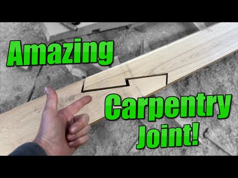 Scarf Jointing the Ridge Beams - Green Oak Framing