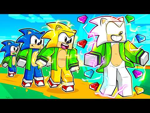 I SURVIVED from BABY SONIC to IMMORTAL in Minecraft!