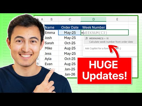 8 Exciting NEW Excel Features for 2026 | Do you know them?