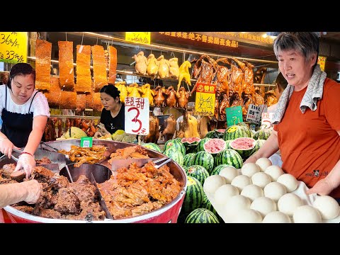 廣東深圳市中心早市，老广的味道，地道廣式燒味真誘人，精品潮汕牛肉回头客赞不绝口，手工麵包充滿人文溫度，超大型水果市場堪稱水果天堂