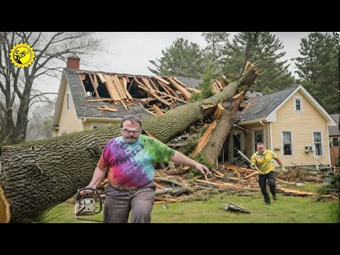 Idiots With Chainsaws Tree Cutting Fails & Roof Smashes #6