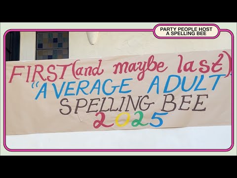How to Throw a Spelling Bee Party | Party People Backyard Edition