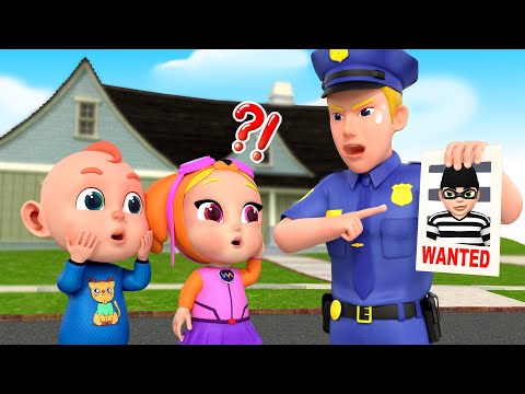 Find the Thief! ๐จ | Beware of Strangers | Police Safety Song for Kids | Rosoo Nursery Rhymes