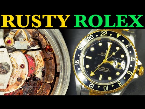 Restoration of Rusty Rolex - Water damaged 1996 GMT Master II│ Nicholas Hacko Master Watchmaker