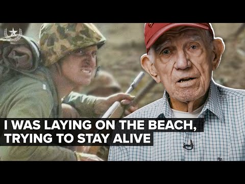 Iwo Jima Marine PINNED DOWN from Mt. Suribachi Gun Fire | Joseph Rodgers