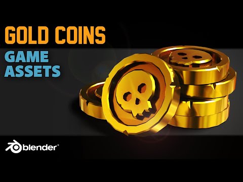 Get Rich Quick! - Making GOLD COINS in Blender