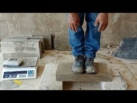 Resistencia monstruosa en bloques con super plastificante. Concreto celular.