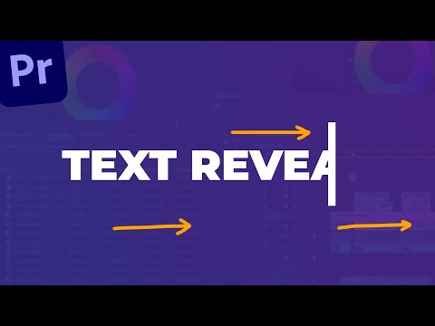 Text Reveal Animation - Premiere Pro 2021
