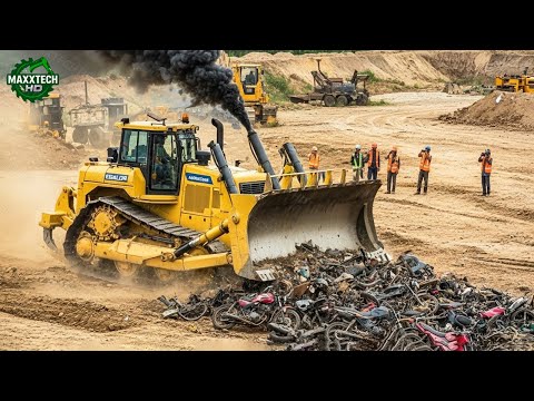 Jaw-Dropping Bulldozer Operator Skills Caught on Camera So Crazy You’d Think They’re Fake! #42