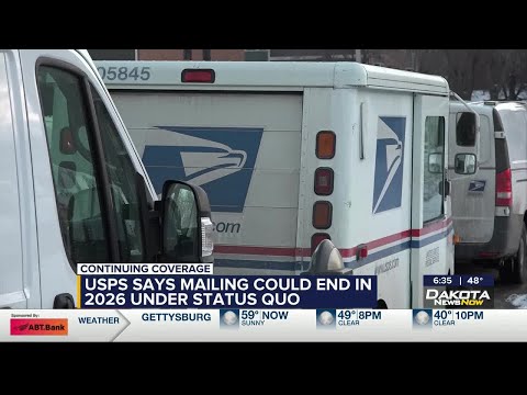 USPS says mailing could end in 2026 under status quo