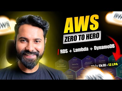 AWS RDS, DynamoDB & Lambda in 1 Video | Hands-On for Beginners (Hindi)