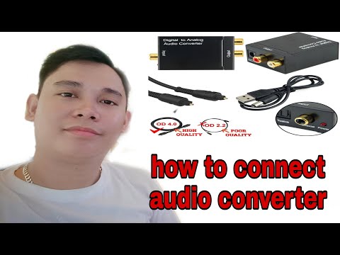 Digital to analog audio converter | how to connect / set-up